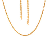 22K Gold 26 Inch Figario Chain